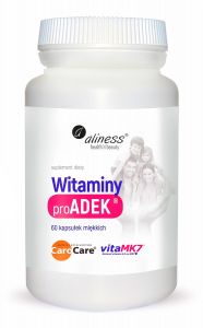 ALINESS pro ADEK witamina A D E K2 MK-7 Beta Karoten